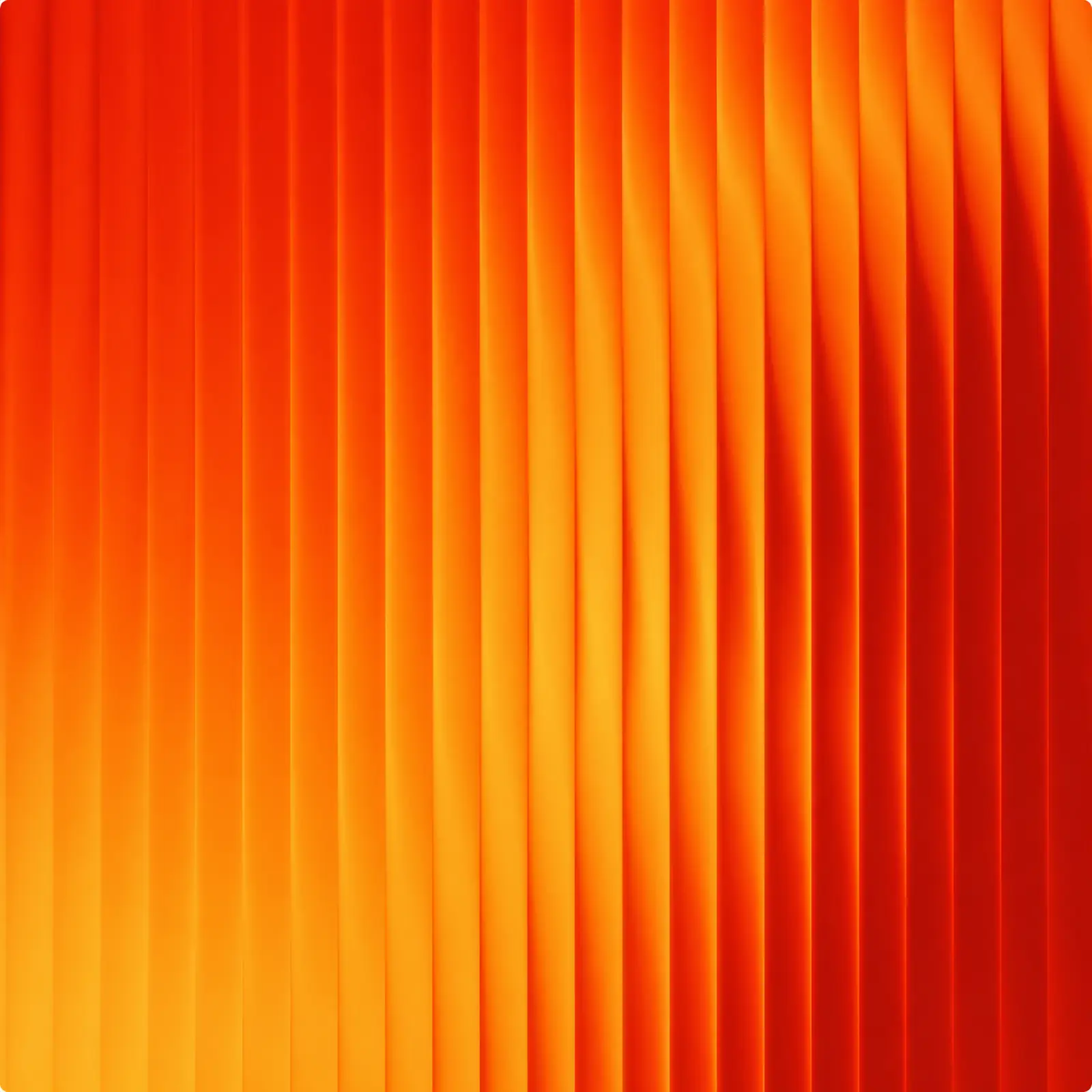Abstract orange and red vertical light bands