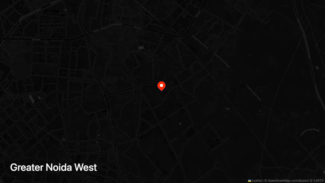 Greater Noida West Headquarters map