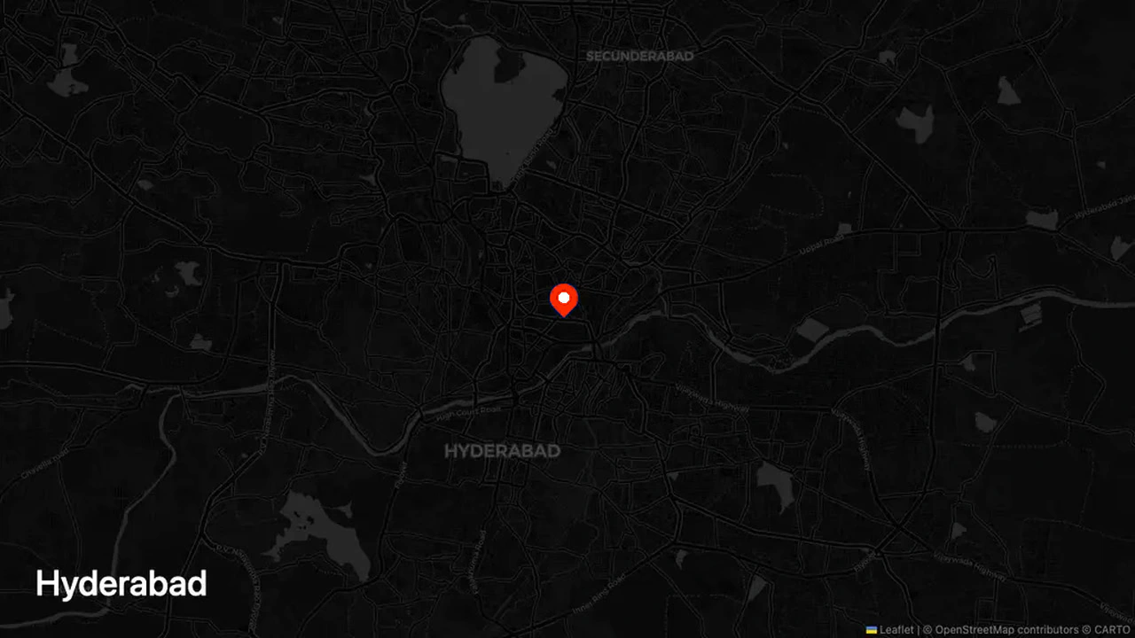 Hyderabad Upcoming Office map